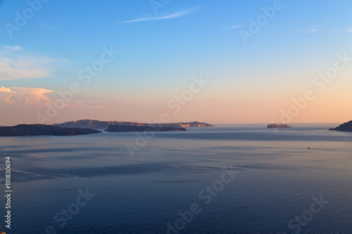 hill and rocks on the sunset © lkpro