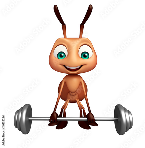 cute Ant cartoon character Gim equipment