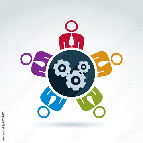 Vector colorful illustratio...