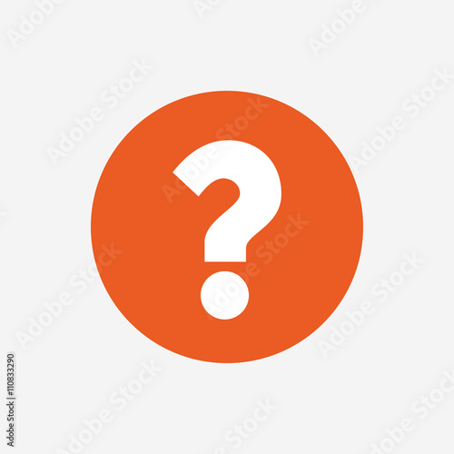 Question mark sign icon. Help symbol.