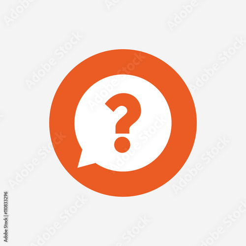 Question mark sign icon. Help symbol.