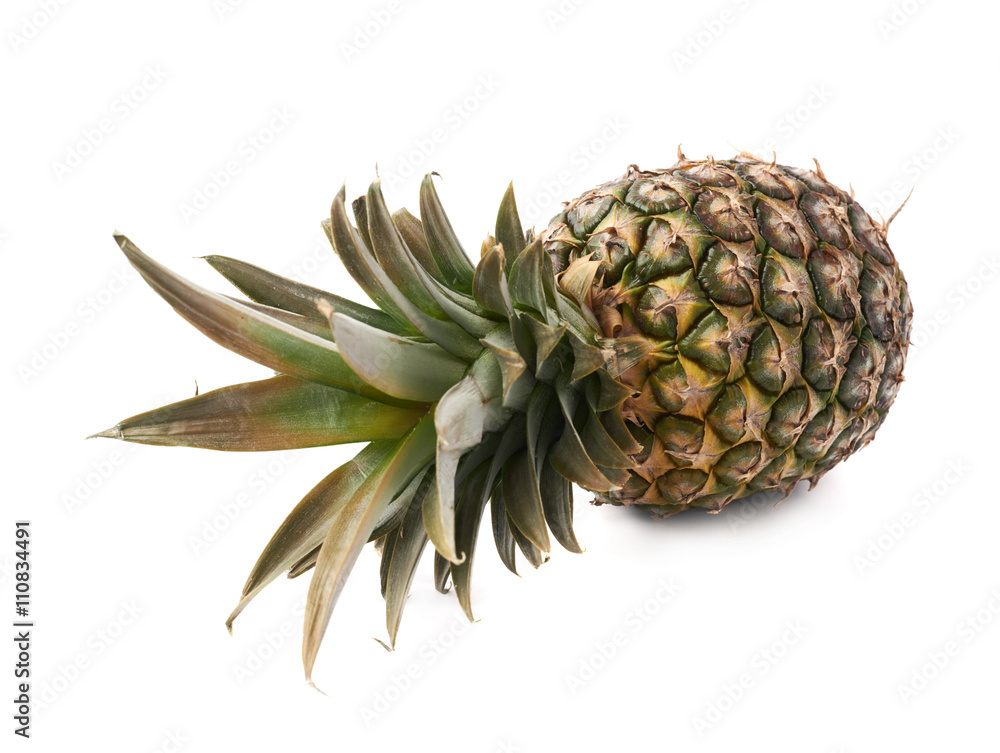Whole pineapple isolated over white background Whole pineapple isolated over white background