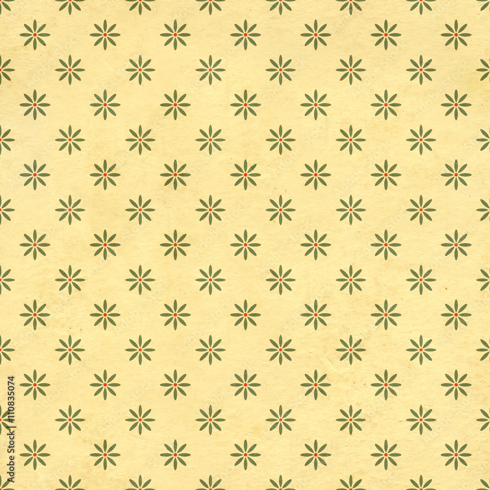 Texture of the old paper with geometric ornamental pattern Texture of the old paper with geometric ornamental pattern