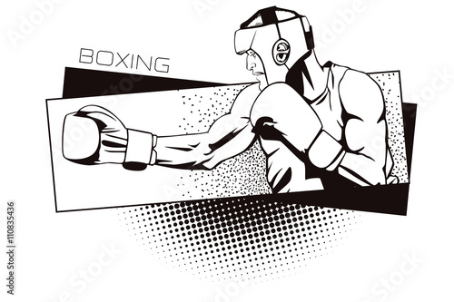 Summer kinds of sports. Boxing