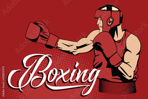 Summer kinds of sports. Boxing