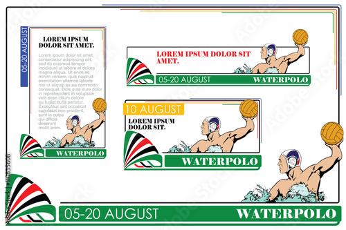 Summer kinds of sports. Water polo