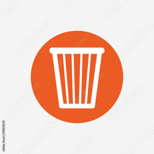 Recycle bin sign icon. Bin symbol.