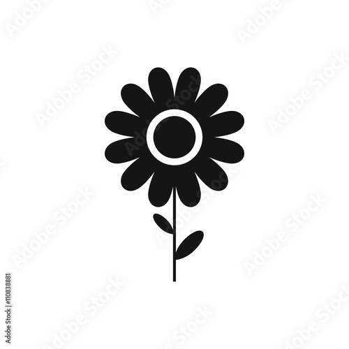 Flower icon in simple style © juliars