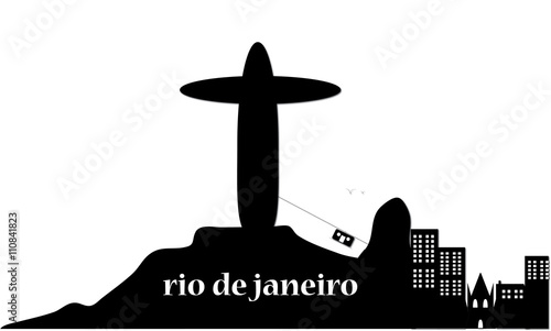 silhouette Rio de Janeiro photo