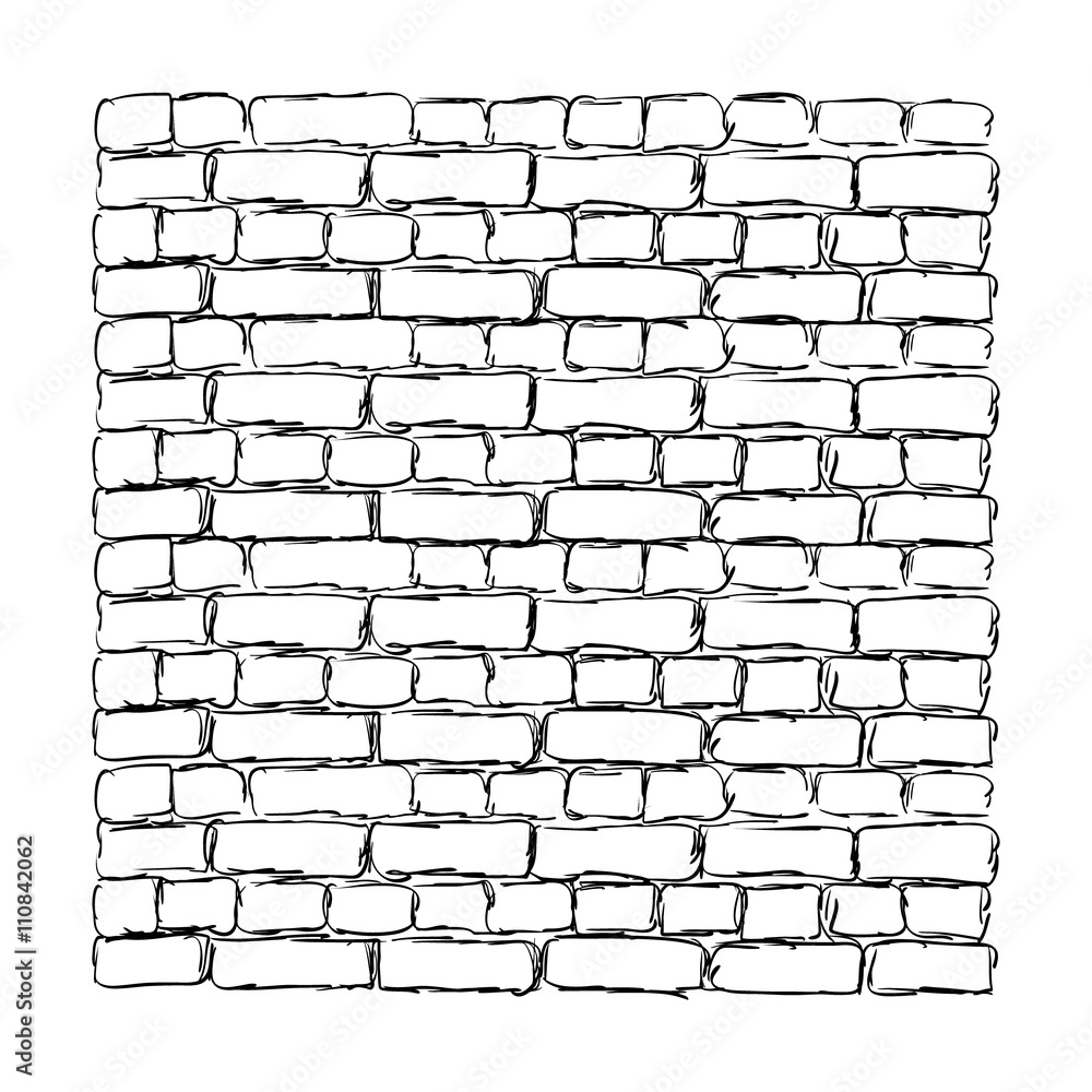 4,500+ Drawing Of A Brick Walls Stock Illustrations, Royalty-Free Vector  Graphics & Clip Art - iStock