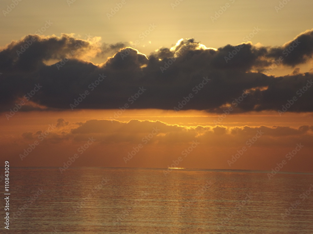 Obraz premium Sole appena tramontato