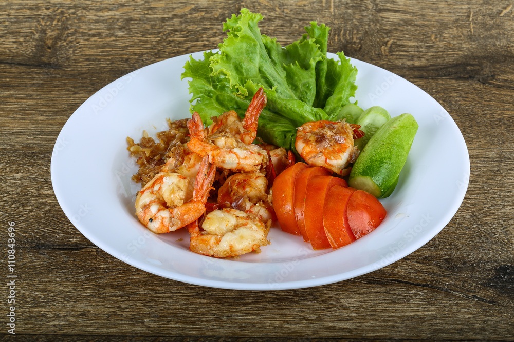 Grilled shrimps with garlic Grilled shrimps with garlic