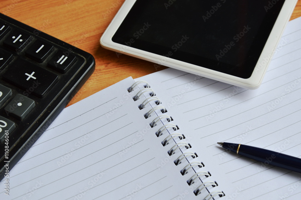 office supplier on the desk