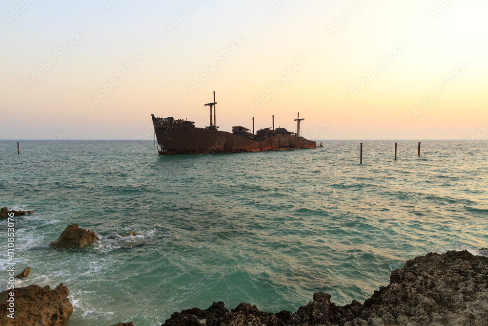 Wreak Ship in Persian Gulf