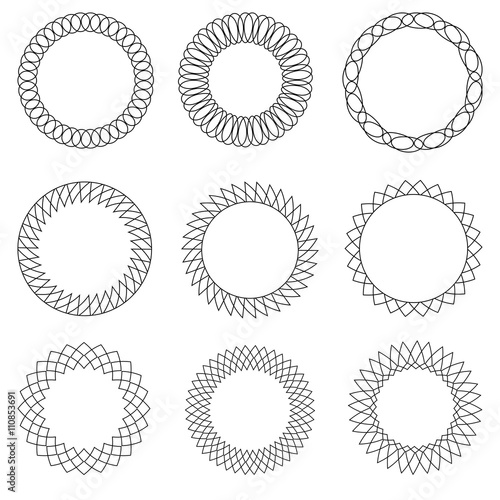 Set Geometric patterns