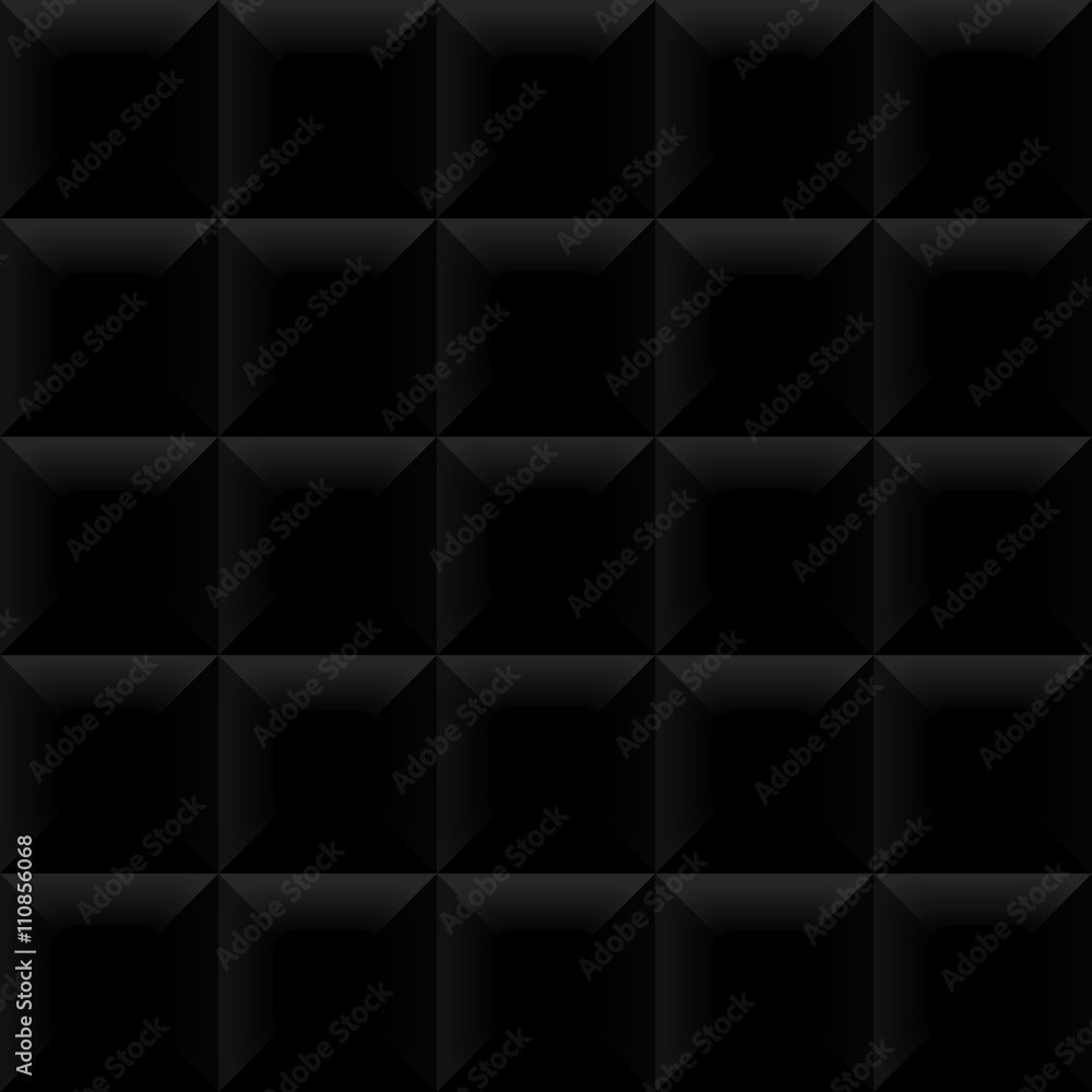 Vector black tile pattern panel background. Seamless geometric design. Vector black tile pattern panel background. Seamless geometric design.
