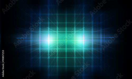 Glow lines or rays on dark background