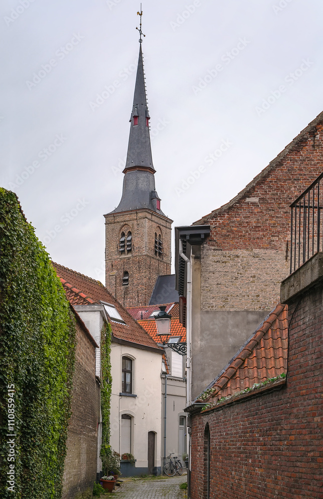 Obraz premium street in Bruges, Belgium