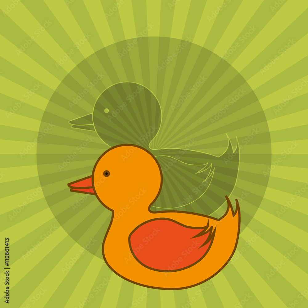 Fototapeta premium Toy design. childhood icon. Colorful illustration