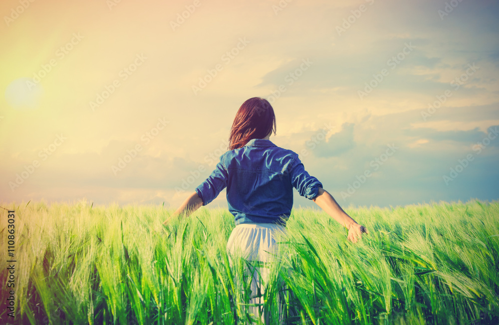 photo of the young woman