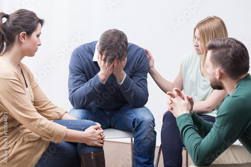 Group therapy for overcoming depression photo