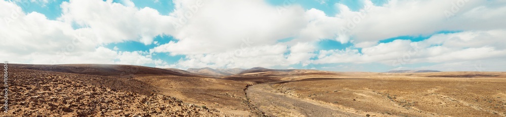 fuerteventura panoramic landscape