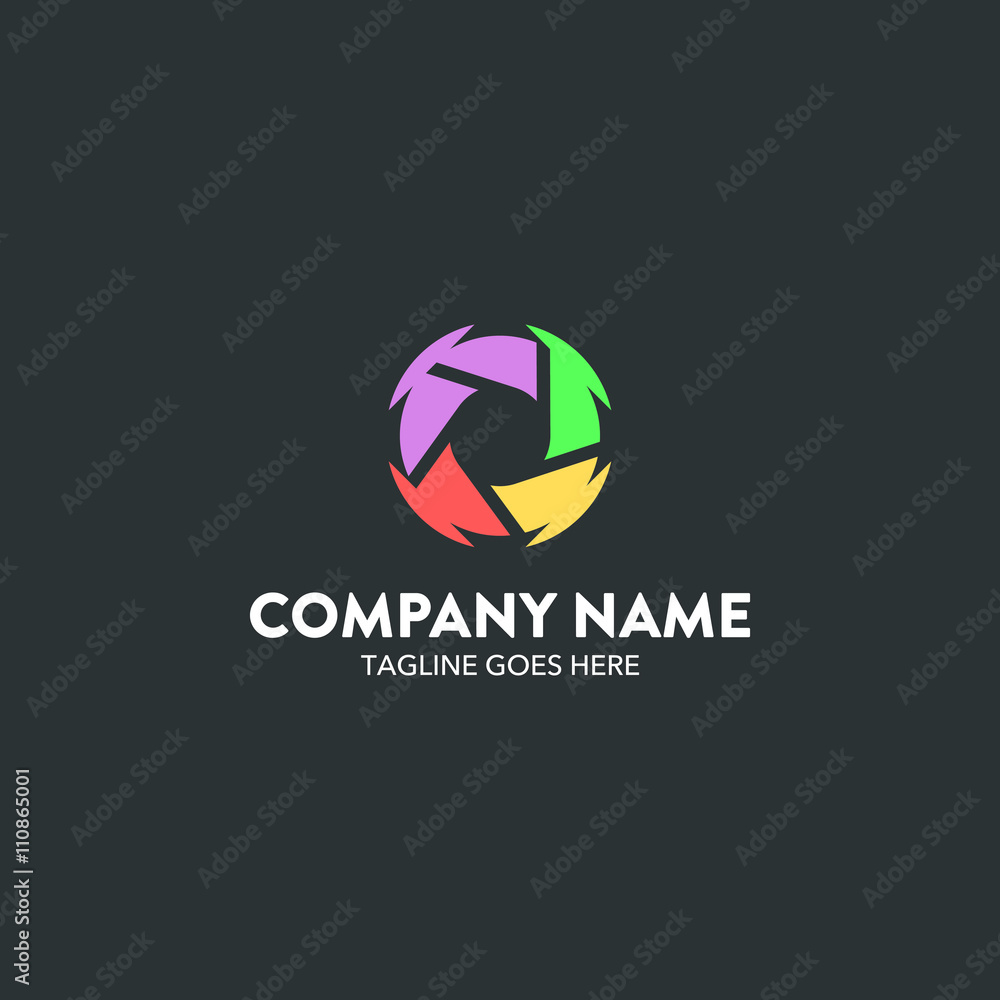 Colorful Photography Logo Colorful Photography Logo
