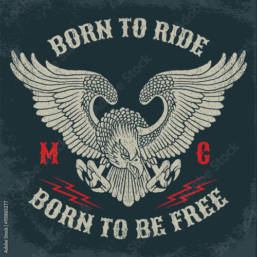 Motorcycle Club Emblem.