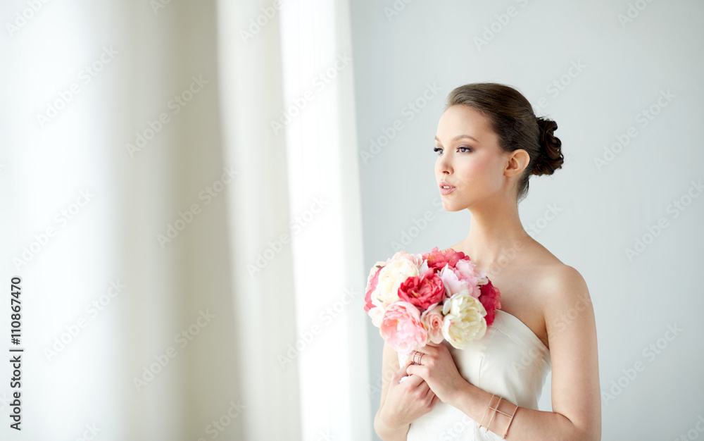 beautiful asian woman with flower and jewelry beautiful asian woman with flower and jewelry