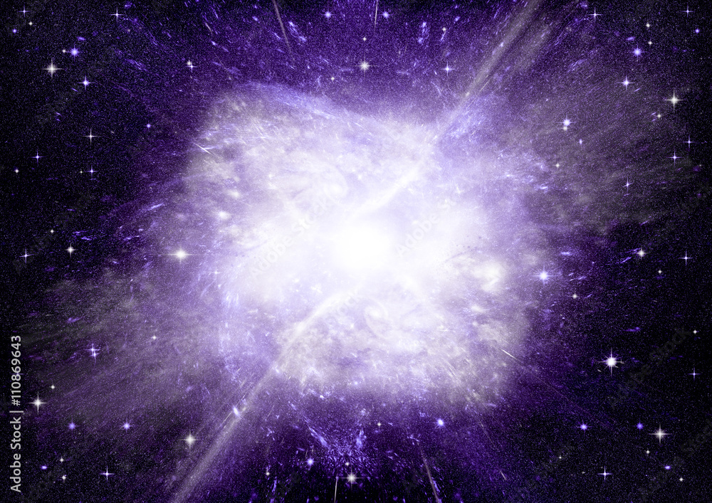 galaxy in a free space galaxy in a free space
