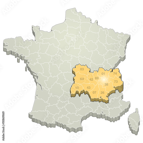 Régions 2016 - Auvergne, Rhône-Alpes