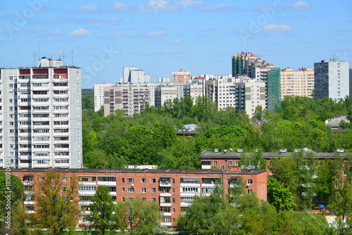 View of 8 districts of Zelenograd, Russia