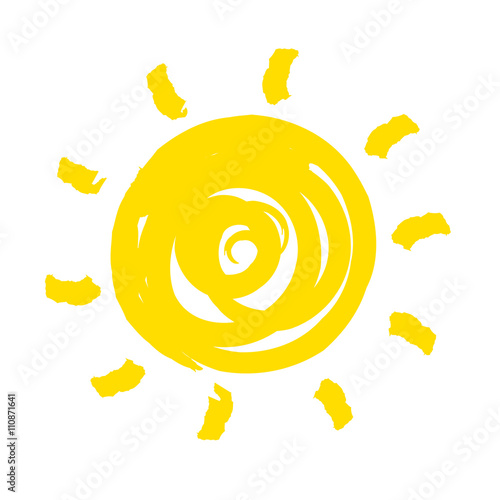 Sun symbol illustration