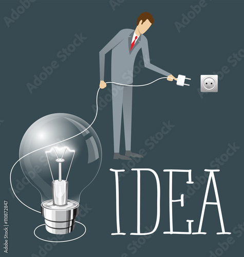 Canvas Print Vector Flat Business Concept