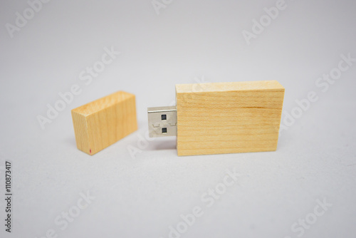wooden USB memory stick