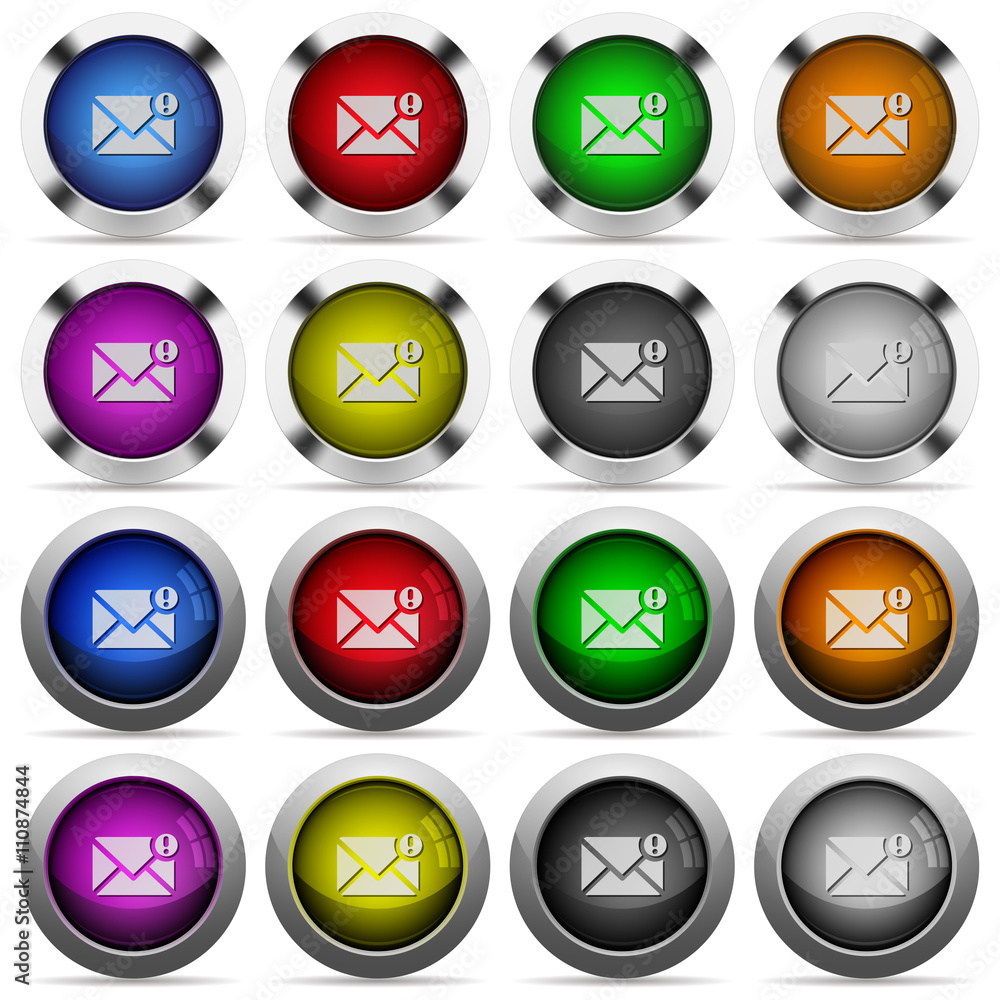 Important message button set Important message button set