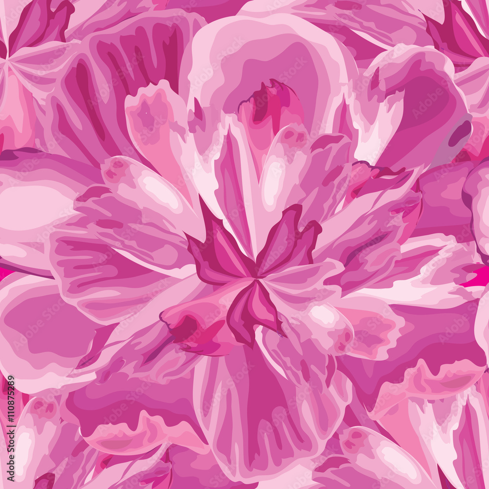 Abstract flower petal seamless pattern. Floral background  Flourish abstraction
