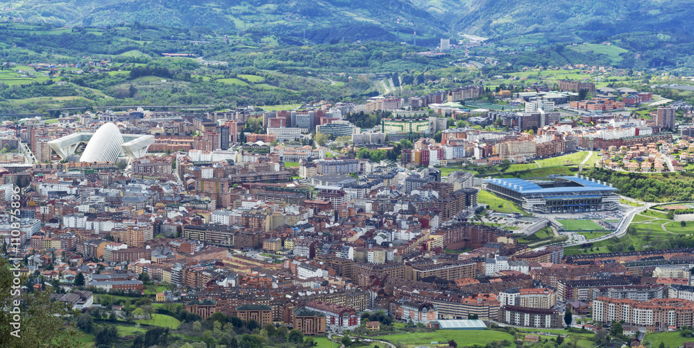 Vista parcial de Oviedo