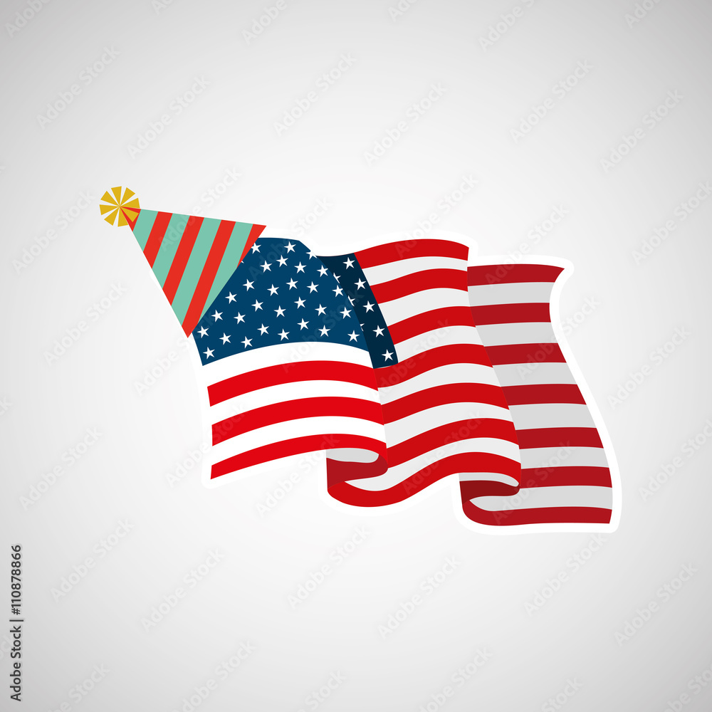 Fototapeta premium independence day celebration design 