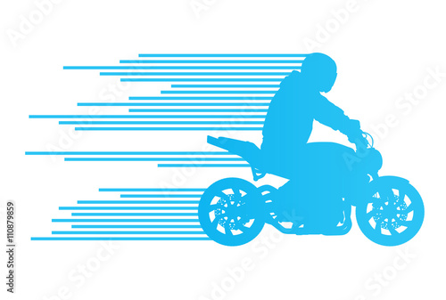 Motorbike rider vector background trick stunt illustration conce