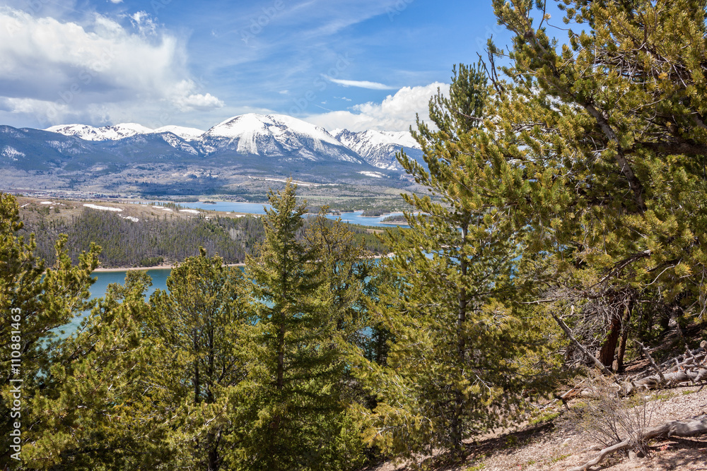 Springtime Landscape Summit County Colorado