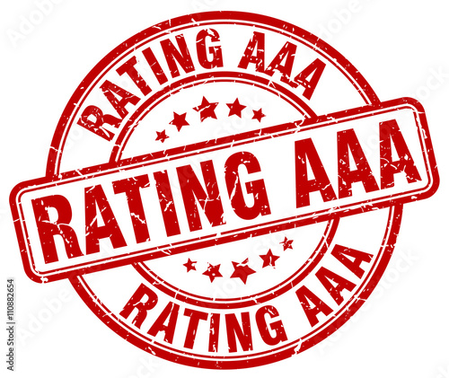 rating aaa red grunge round vintage rubber stamp