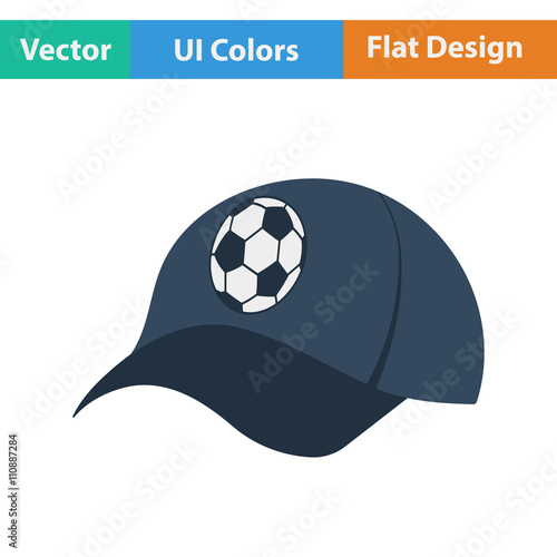 Football fans cap icon