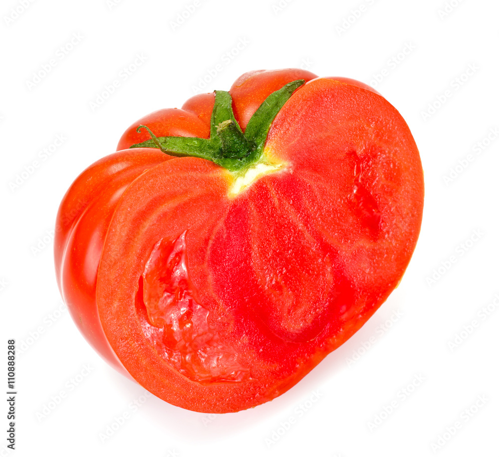 Red Tomatoes Isolated on a White Background Red Tomatoes Isolated on a White Background