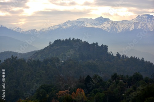 landscape in Santiago chile