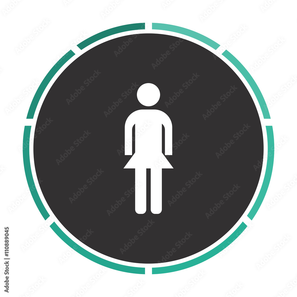 women computer symbol women computer symbol