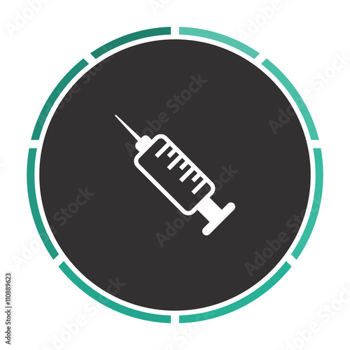 hypodermic computer symbol