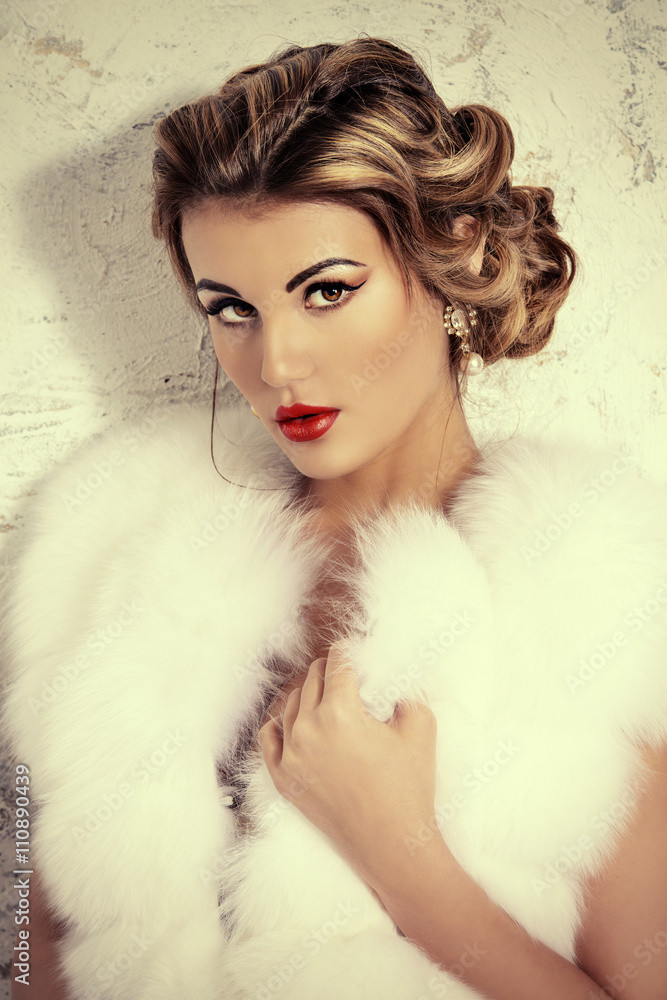 white fur vest white fur vest