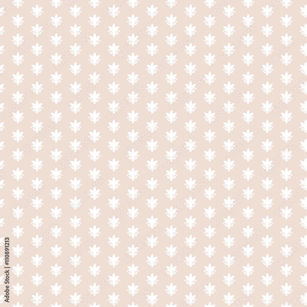 Seamless pattern of abstract leaves. Vector illustration backgro
