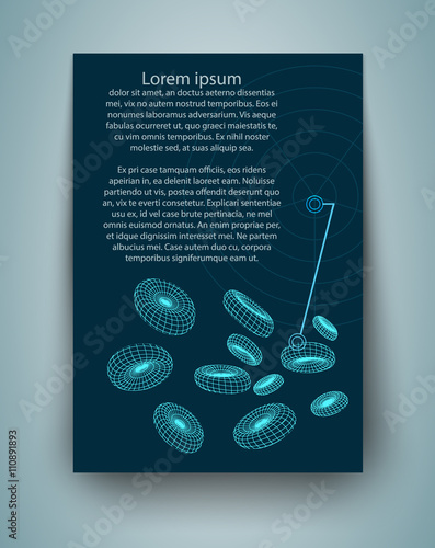 Brochure for blood research laboratory